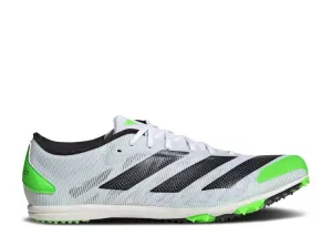 Adidas ADIZERO XCS 'WHITE SOLAR GREEN' sneakers, white