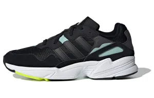 Adidas Originals Yung-96 Lifestyle Unisex Sneakers, Black/White/Light Green