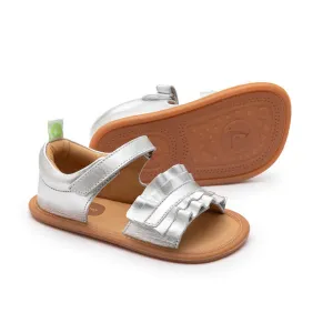 Ruffy Sandal - Sterling Silver (Baby)