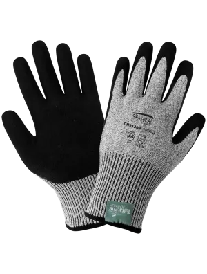 Samurai Glove® Salt-and-Pepper Tuffalene® Platinum Cut, Abrasion, and Puncture Resistant Gloves Free from Enhancements - LIMITED STOCK - CR913MF